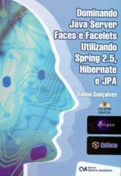Picture of DOMINANDO JAVA SERVER FACES E FACELETS UTILIZANDO SPRING 2.5, HIBERNATE E JPA C/ CD-ROM