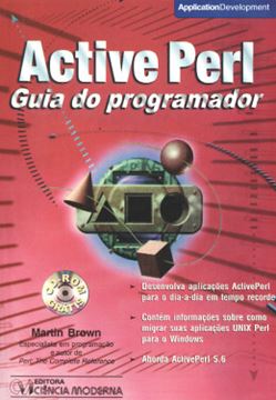 Imagem de ACTIVE PERL: GUIA DO PROGRAMADOR - COM CD-ROM