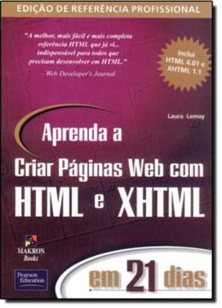 Picture of APRENDA A CRIAR PAGINAS WEB COM HTML E XHTML