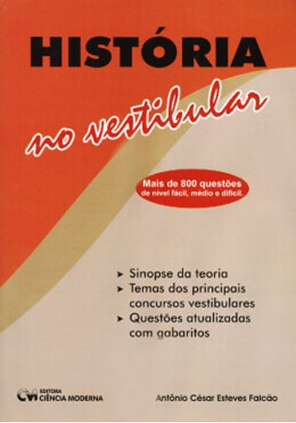 Picture of HISTORIA NO VESTIBULAR MAIS DE 800 QUESTOES DE NIVEL FACILE, MEDIO E DIFICIL