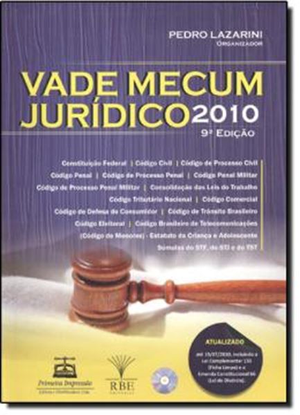 Picture of VADE MECUM JURIDICO 2010 - 9ª EDICAO