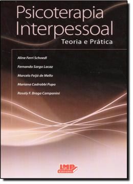Imagem de PSICOTERAPIA INTERPESSOAL - TEORIA E PRATICA