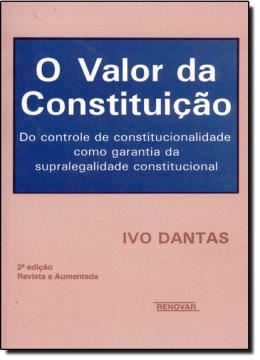 Imagem de VALOR DA CONSTITUICAO, O - 2ª ED. 2001