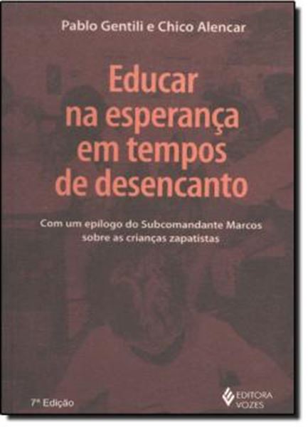 Picture of EDUCAR NA ESPERANCA EM TEMPOS DE DESENCANTO - 8ªED