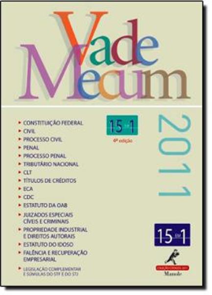 Picture of VADE MECUM 2011 - 15 EM 1 - 4º EDICAO