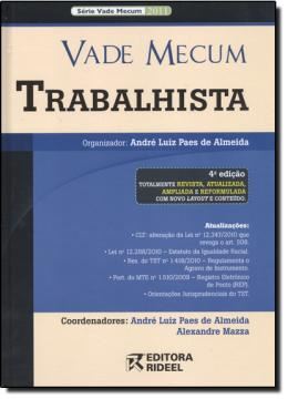 Imagem de VADE MECUM TRABALHISTA RIDEEL - 4ª EDICAO