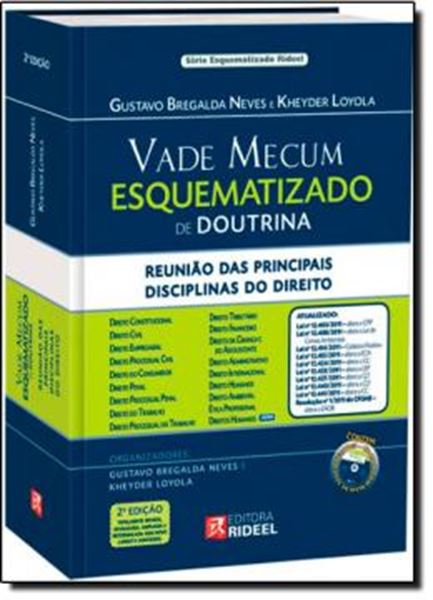 Picture of VADE MECUM ESQUEMATIZADO - REUNIAO DAS PRINCIPAIS DISCIPLINAS DO DIREITO 2ª EDICAO 