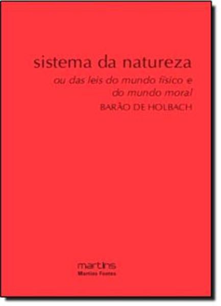 Picture of SISTEMA DA NATUREZA OU DAS LEIS DO MUNDO FISICO