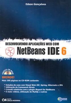 Imagem de DESENVOLVENDO APLICACOES WEB COM NETBEANS IDE 6 - COM CD-ROM