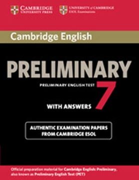 Imagem de CAMBRIDGE ENGLISH PRELIMINARY 7 - STUDENT S BOOK WITH ANSWERS