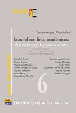 Imagem de ESPANOL CON FINES ACADEMICOS - DE LA COMPRENSION A LA PRODUCCION DE TEXTOS