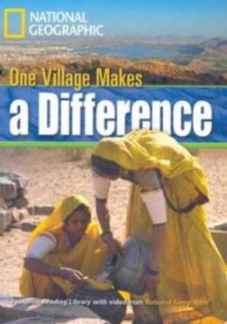 Imagem de ONE VILLAGE MAKES A DIFFERENCE - AMERICAN ENGLISH - LEVEL 3 - 1300 B1