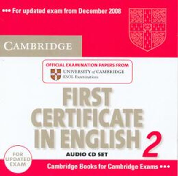 Picture of CAMBRIDGE FIRST CERTIFICATE IN ENGLISH 2 AUDIO CD