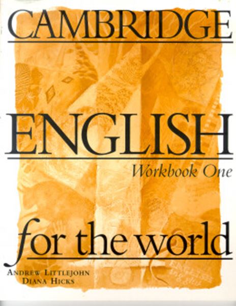 Picture of CAMBRIDGE ENGLISH FOR THE WORLD 1 - WORKBOOK