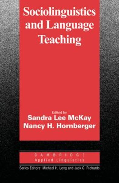Picture of SOCIOLINGUISTICS AND LANGUAGE TEACHING - BOOK