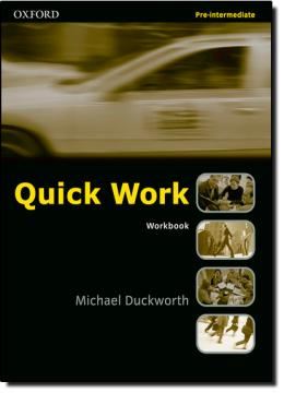 Imagem de QUICK WORK PRE-INTERMEDIATE - WORKBOOK