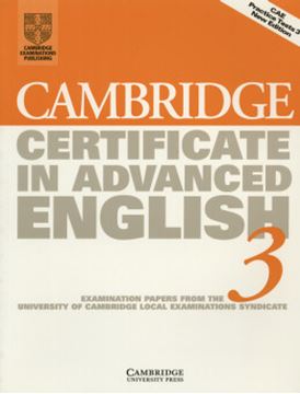 Imagem de CAMB CERTIFICATE IN ADVANCED ENG.3-SB