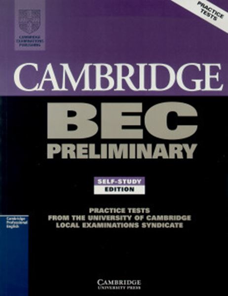 Picture of CAMBRIDGE BEC PRELIMINARY 1 SELF-STUDY PACK (SB WITH ANSWERS)