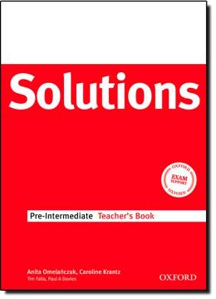 Picture of SOLUTIONS PRE-INTERMEDIATE - TEACHER´S BOOK