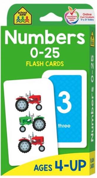 Picture of NUMBERS 0-25 - FLASH CARDS