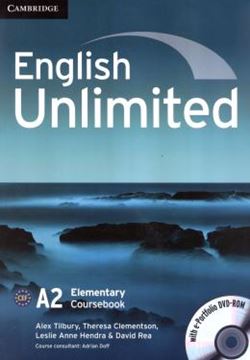 Imagem de ENGLISH UNLIMITED ELEMENTARY CB WITH DVD-ROM - 1ST ED