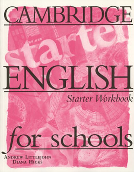 Picture of CAMBRIDGE ENGLISH FOR SCHOOLS STARTER WORKBOOK