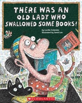 Imagem de THERE WAS AN OLD LADY WHO SWALLOWED SOME BOOKS!