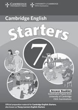Imagem de CAMBRIDGE YOUNG LEARNERS STARTERS 7 ANSWER BOOKLET - 1ST ED
