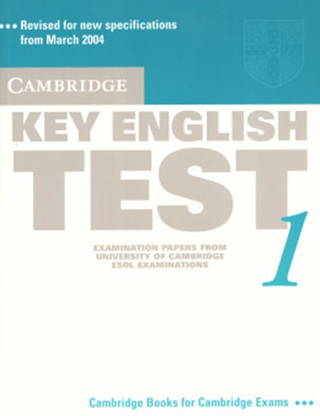 Picture of CAMBRIDGE KEY ENGLISH TEST SB 1  NEW EDITION