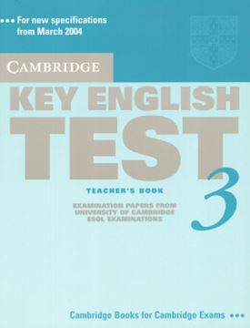Imagem de CAMBRIDGE KEY ENGLISH TEST TEACHER´S BOOK 3