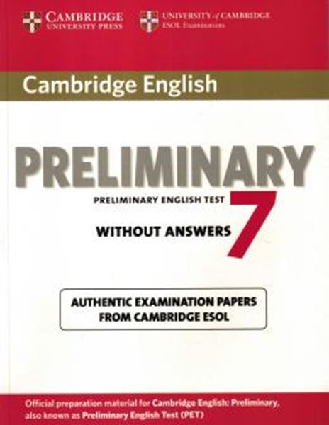 Picture of CAMBRIDGE ENGLISH PRELIMINARY 7 STUDENTS BOOK WITHOUT ANSWERS