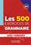 Imagem de LES 500 EXERCICES DE GRAMMAIRE A1 - LIVRE + CORRIGES INTEGRES