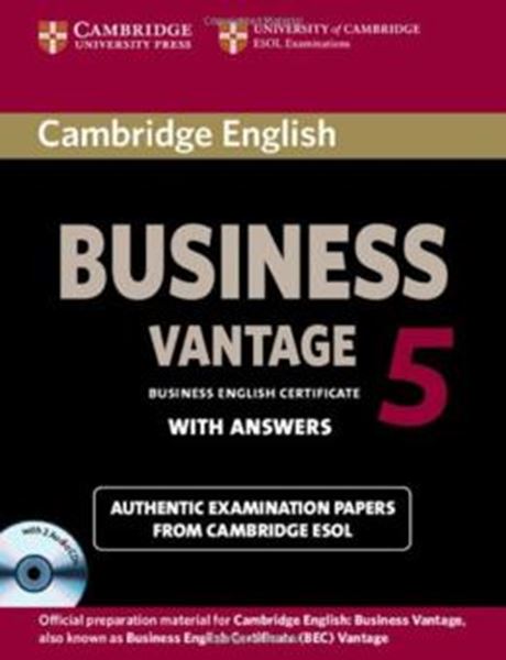 Picture of CAMBRIDGE ENGLISH BUSINESS VANTAGE 5 SELF STUDY PACK