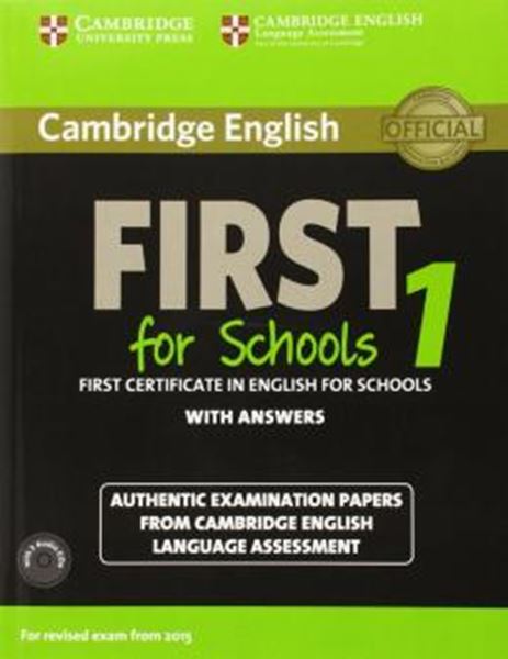 Picture of CAMBRIDGE ENGLISH FIRST 1 FOR SCHOOLS  FOR REVISED EXAM FROM 2015 STUDENT´S BOOK PACK
