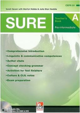 Imagem de SURE PRE-INTERMEDIATE TB SPLIT A + AUDIO CDS + DVD