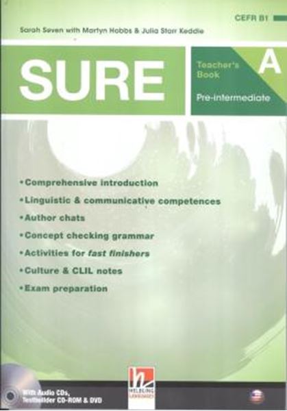 Picture of SURE PRE-INTERMEDIATE TB A + AUDIO CD + DVD
