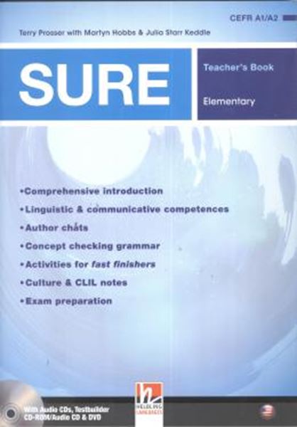 Picture of SURE ELEMENTARY TB + 3 AUDIO CD + DVD - TESTBUILDER