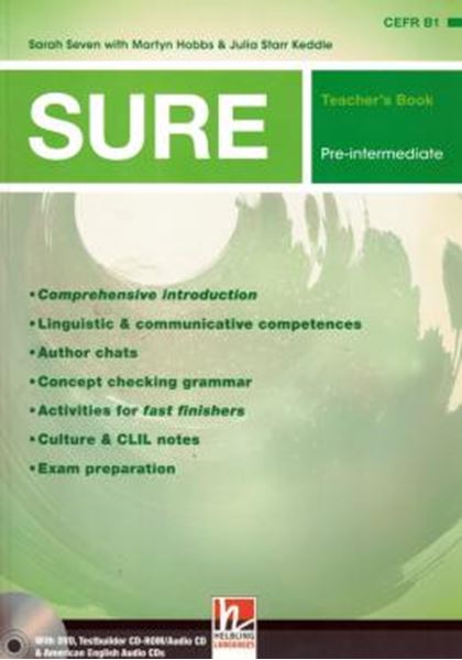 Picture of SURE PRE-INTERMEDIATE TB + 3 AUDIO CD + DVD