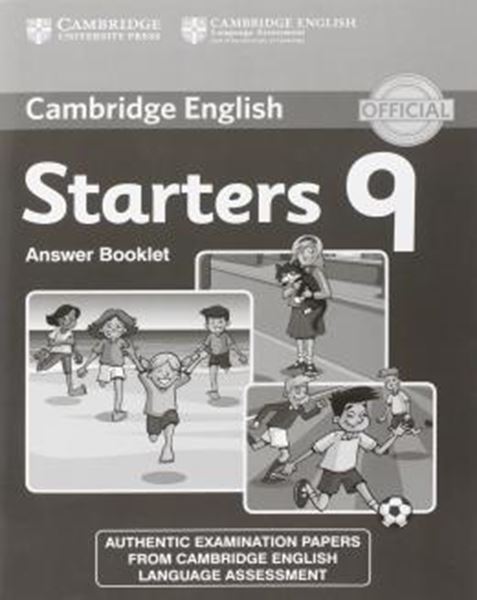 Picture of CAMBRIDGE ENGLISH YOUNG STARTERS 9 ANSWER BOOKLET