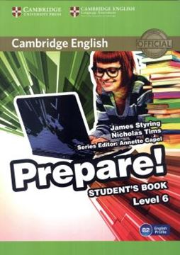 Imagem de CAMBRIDGE ENGLISH PREPARE! 6 STUDENT´S BOOK - 1ST ED