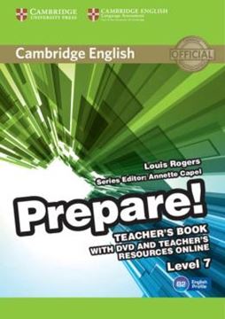 Imagem de CAMBRIDGE ENGLISH PREPARE! 7 TEACHER´S BOOK WITH DVD - 1ST ED