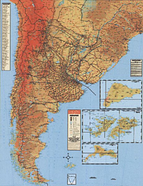 Picture of MAPA - ARGENTINA, CHILE, BOLIVIA SUR PARAGUAY, URUGUAY