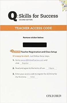 Imagem de Q SKILLS FOR SUCCESS TEACHER ONLINE ACCESS CARD (ALL LEVELS ) - 2ND ED