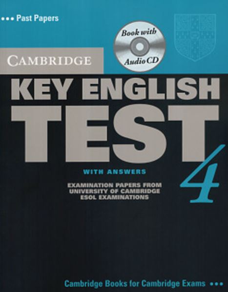 Picture of CAMBRIDGE KEY ENGLISH TEST 4 SELF-STUDY PACK (STUDENT´S BOOK WITH ANSWERS + CD)