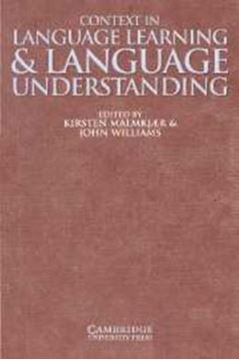 Imagem de CONTEXT IN LANGUAGE LEARNING AND LANGUAGE UNDERTANDING