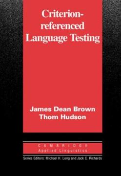 Imagem de CRITERION REFERENCED LANGUAGE TESTING