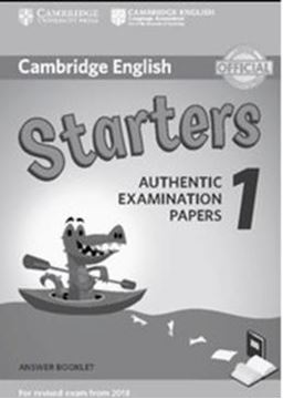 Imagem de CAMBRIDGE ENGLISH YOUNG STARTERS 1 FOR REVISED EXAM FROM 2018 ANSWER BOOKLET