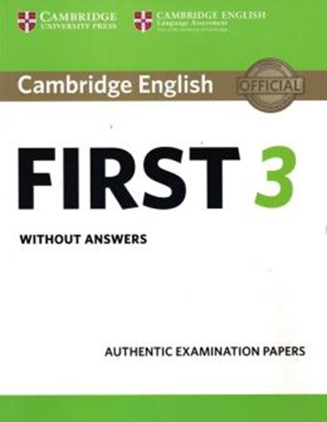Picture of CAMBRIDGE ENGLISH FIRST 3 SB WITHOUT ANSWERS
