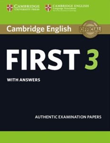Picture of CAMBRIDGE ENGLISH FIRST 3 SB WITH ANSWERS