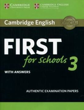 Imagem de CAMBRIDGE ENGLISH FIRST FOR SCHOOLS 3 SB WITH ANSWERS